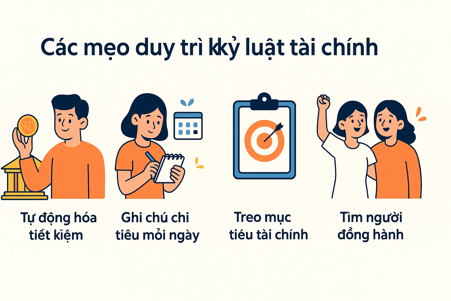 Các mẹo duy trì kỷ luật tài chính