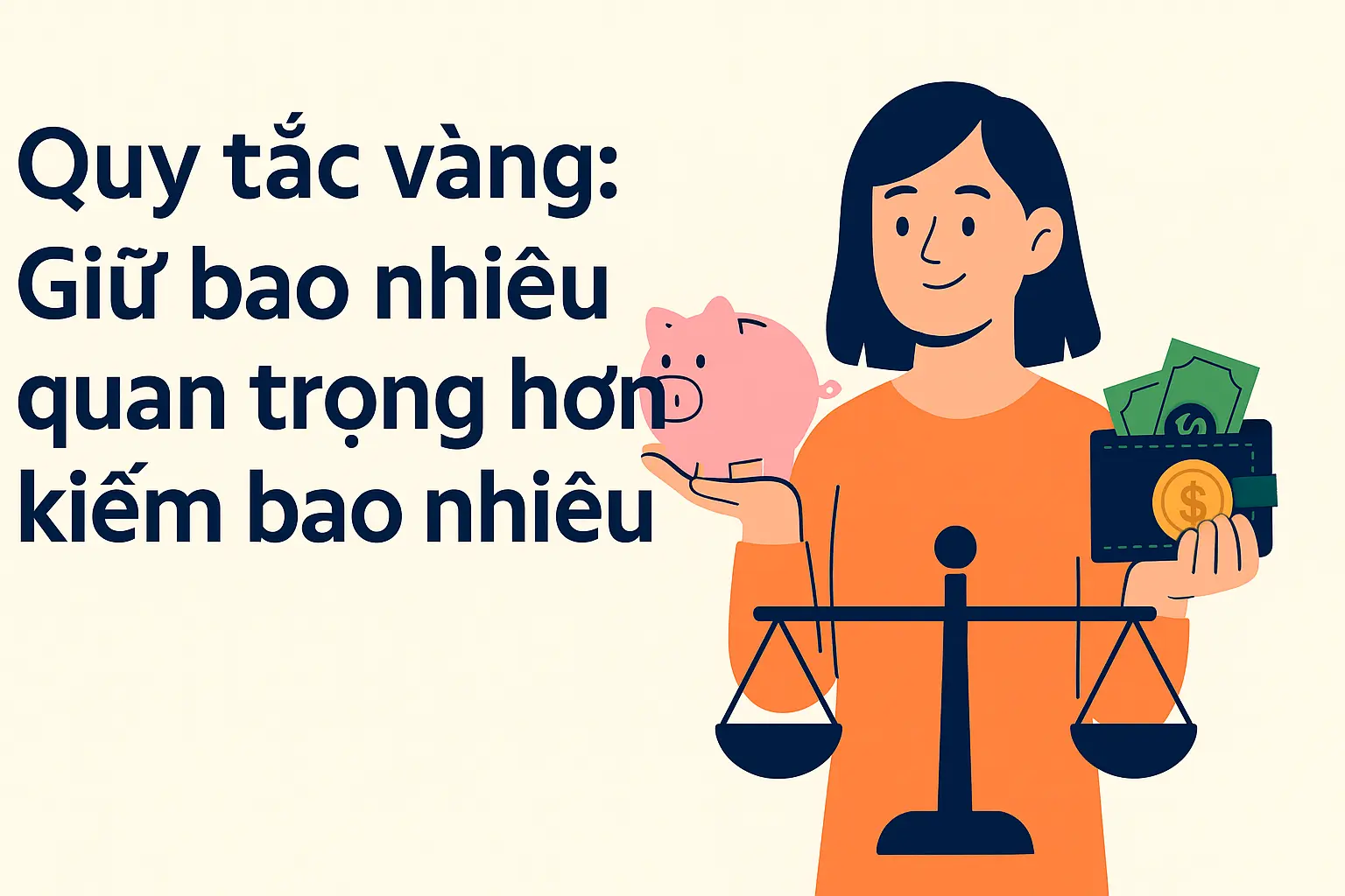 Quy tắc vàng "không phải kiếm được bao nhiêu - mà giữ được bao nhiêu"