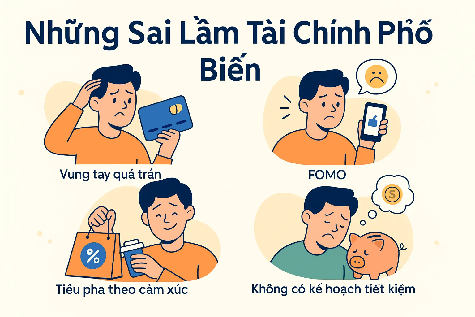 Những sai lầm tài chính phổ biến